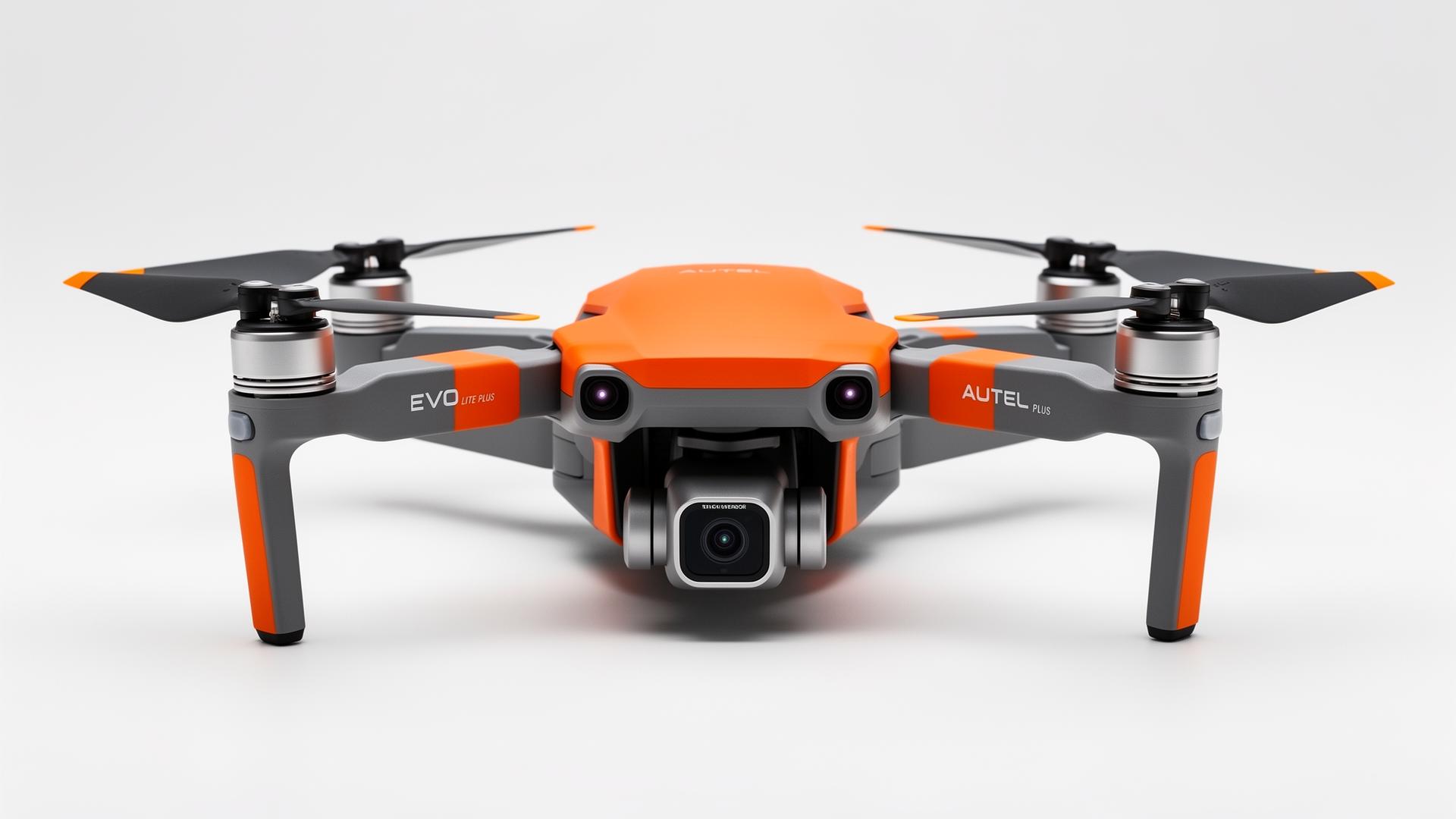 Autel EVO Lite Plus drone with orange design and 1-inch sensor camera