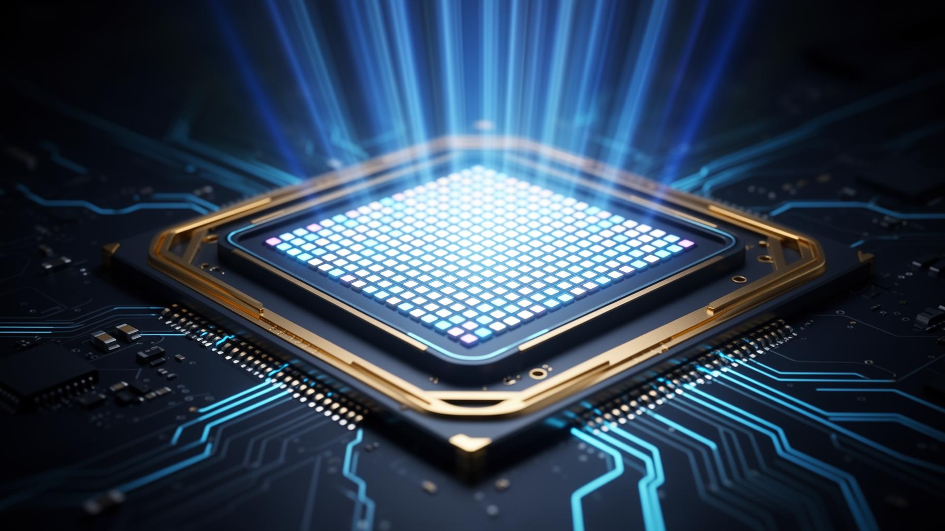 Drone camera CMOS sensor technology with pixel array and light rays for aerial photography